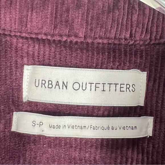 URBAN OUTFITTERS Deep plum soft corduroy short sleeve Jumpsuit  Small - Picture 6 of 16